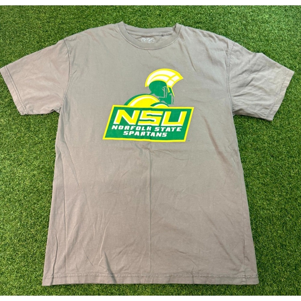 Norfolk State Spartans T Shirt Mens Large Gray Uscape‎ Apparel Football NCAA